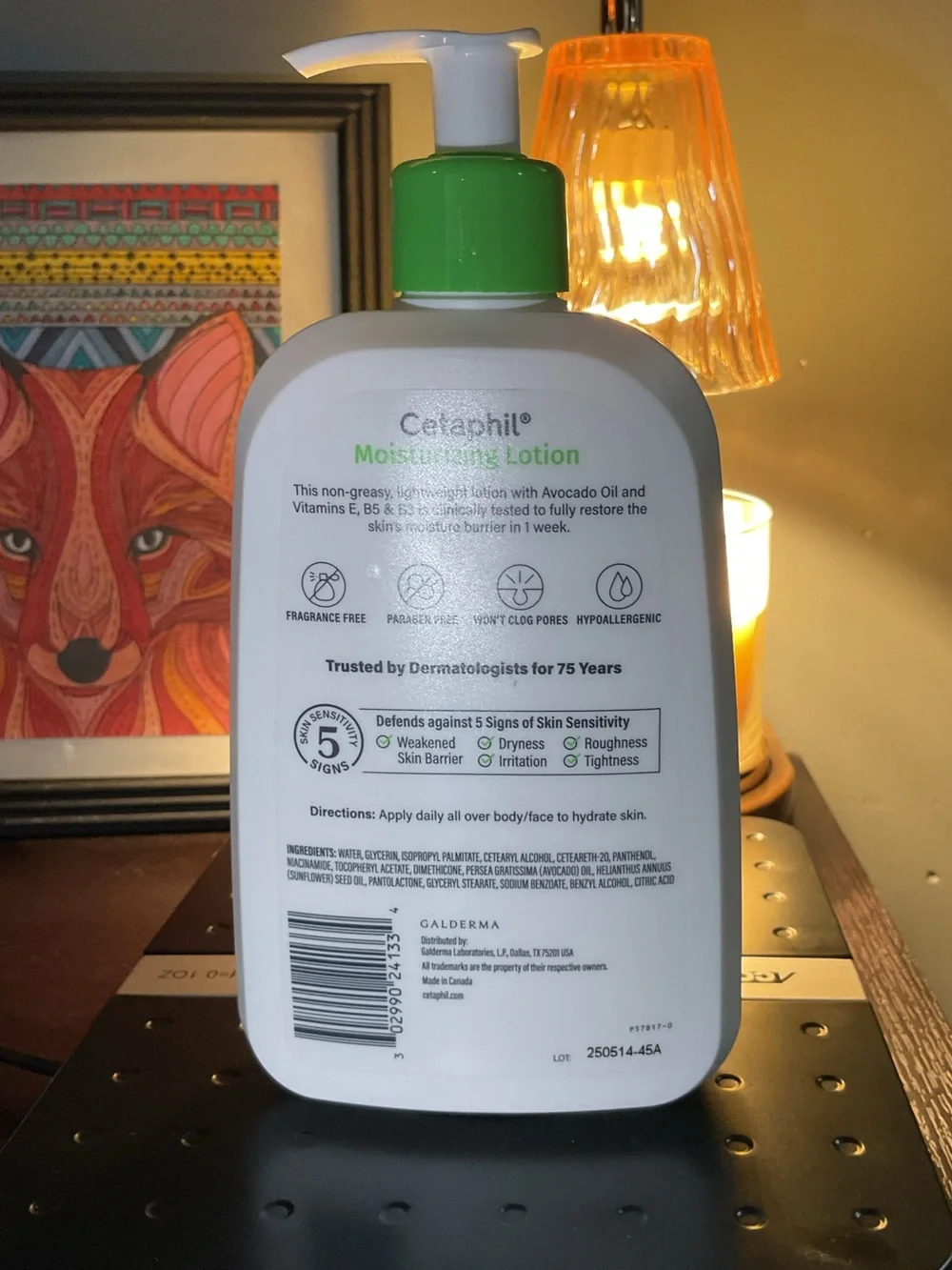 Cetaphil Moisturizing Lotion for Normal to Dry Skin. Hydrates for 48hrs. 16oz